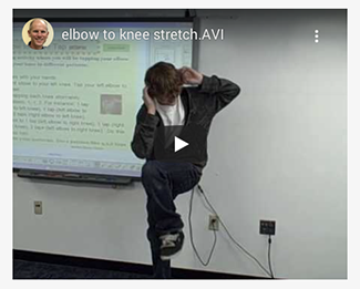 Brain Break - Elbow to Knee Taps Video Activity 